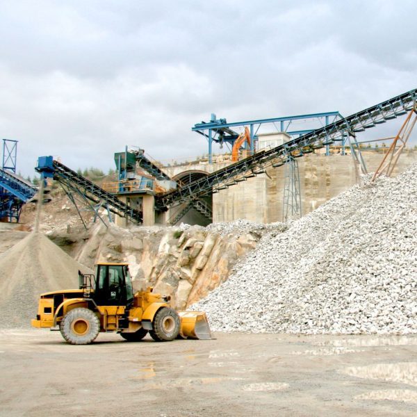 Base granular y agregados limpios